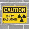 SmartSign “Caution - X-Ray Radiation” Sign | 10" x 14" Plastic