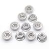 M6x1.0mm 304 Stainless Steel Flange Left Hand Thread Hex Nuts Lock Nuts Reverse Nuts 10pcs