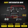 Grab Handle Switch Panel System For Dodge Ram RGB 6 Gang Wireless Light Control