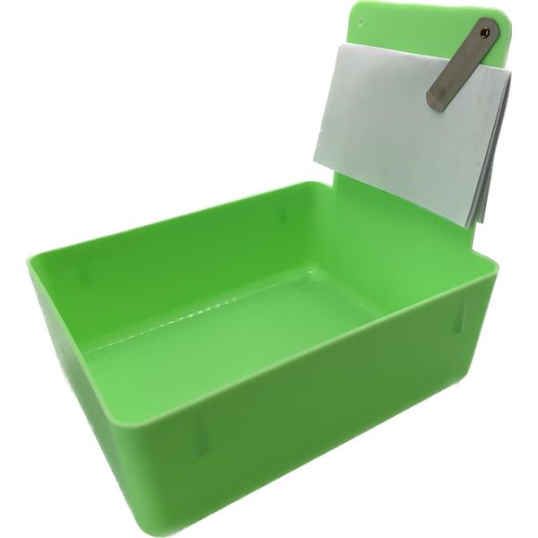 Dental Lab Pan Green 12/Box Quality Color Coded Organization