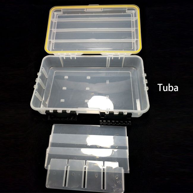 Fishing Tackle Box, Waterproof Fishing Tool Box Organizer Tackle Storage  Trays Accessory Boxes Containers for Casting Fishing Fly Fishing