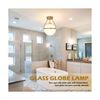 9.8" Modern Semi Flush Mount Ceiling Light Fixture Mid Century Ceiling Light ...