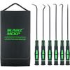 Pick and Hook Set, 6 Piece Precision Pick Tool Set with Case, Automotive Hand...