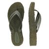 Ilse Jacobsen Hornbaek Women's Toe Separator Sandals, dark green, 38 EU