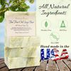 TEA TREE SOAP BAR - 4 Natural Tea Tree Oil Soap Bars for Face, Hand, Foot, Body Wash - Fights Acne, Itch, Body Odor. 4 Large 4.5 oz Bars, Handmade in USA with Non-GMO Ingredients
