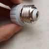 SquarezhenBo 1Pc White E27 to GU10 Fitting, Halogen Base Adapter, Elegant and Popular, Practical and Durable Design, Lamp Bases