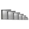 PME Square Cake Pan, Aluminium, 8 x 3 inch, Silver