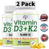 Vitamin K2 MK-7 and D3 - Vascular Health and Structural Support, Bone Strength