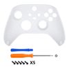 eXtremeRate Replacement Faceplate for Xbox Series X & S Controller - Personalize Your Control - Clear Custom Front Housing Shell for Xbox Core Wireless Controller
