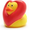 Heart Rubber Duck I Squeaky Duck L 9 cm