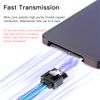 Kirolle 0.8m/2.6ft 6Gbps High Speed Sata Cable 3 Ⅲ Sas Cable for Server HDD SDD Computer CD DVD Drivers(6pcs/set)
