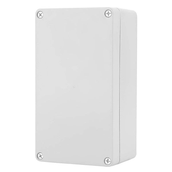 Electrical Junction Box IP65 Waterproof ABS Plastic Electrical Project Box Enclosure Instrument Case for Indoor Outdoor Electrical Communications Equipment White