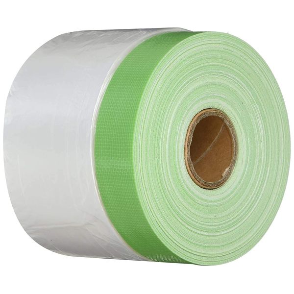 Iris Ohyama M-NTM1100S Pre-Taped Masking Film, Cloth Tape with Film, Protective Covering, 43.3 inches (1,100 mm) x 41.0 ft (12.5 m)