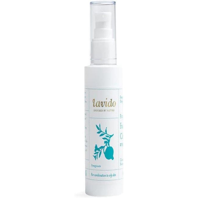 Lavido - Natural Hydrating Facial Cleanser | Clean, Non-Toxic Skincare (3.38 fl oz | 100 ml)