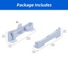 Mcbazel Horizontal Stand Compatible with PS5 Slim Console, Base Stand Holder for PS5 Slim DE/UHD Console -White