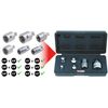 KS Tools 911.0106 Chrome+ Adaptor Set (6 Pieces)
