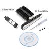 2.5G Dual Port RJ45 PCIe Ethernet Network Adapter Support for Windows/Linux