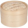 Trademark Innovations Bamboo Steamer - 3 Piece - 10 Inch Diameter