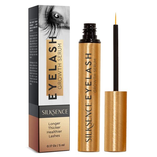 Lash Enhancing Serum for Eyelash Growth: Lash Serum for Women to Boost Thicker, Fuller, and Longer Lashes 5 ml (Metallic)