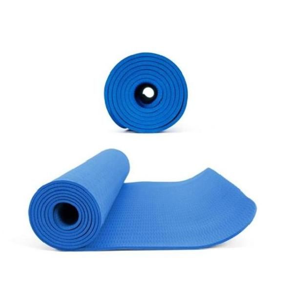 [SH] 6mm Yoga Mat Blue Eye Warner Exercise Equipment Stretching Health (SH 100000EA), Main Product