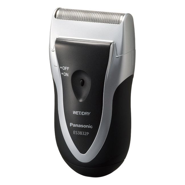 Panasonic ES3832P-S Super Leather Men's Shaver, Single Blade, Silver Tone