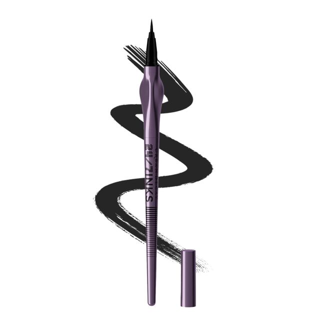 URBAN DECAY 24/7 Inks Liquid Eyeliner Pen – Water-Resistant, Smudge-Proof – Up to 24HR Wear – Ergonomic Grip – Vegan & Cruelty Free – Zero (Matte Black, Brush Tip)