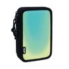 MILAN® 2 Tier Pencil Case with Sunset Content, Black and Green