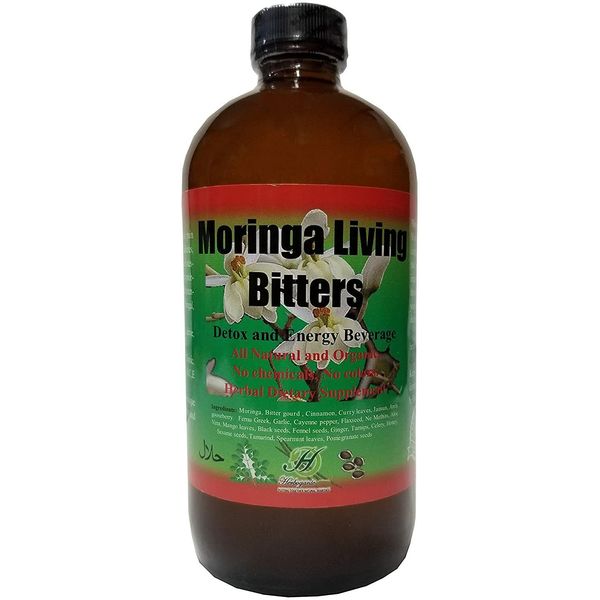 Herboganic Moringa Living Bitters 16 Oz