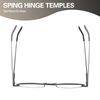 I-Mag Mini Metal Spring Hinge Slim Reading Glasses with Hard Case Black 1.00