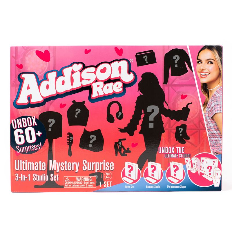 Addison Rae Ultimate Mystery Surprise Fashion Doll Set; 60+ Surprises ...