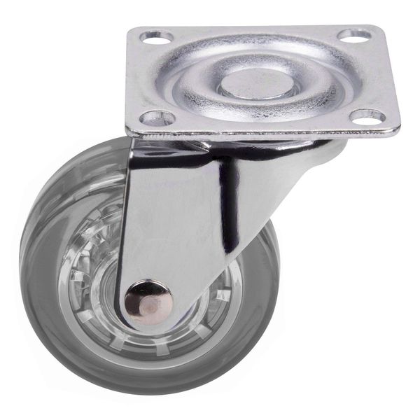 Möbelrolle transparent Ø 50 mm