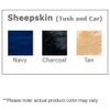 The Sheepskin Tush Cush - Black