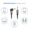 DeleyCON Jack Cable AUX Cable 90° Jack Cable 1,5m