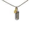 Memorial Pendant (Small) Shell Shell Star Charms Amulet Bag + Holder Hooks with remains Capsule