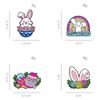 Set Happy Easter Bunny Cute Rabbit Pin Badge Brooch Memorabilia Gift Decorations