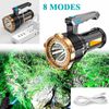 95000000LM LED Flashlight High Powered Torch Super Bright Lamp USB Rechargeable 