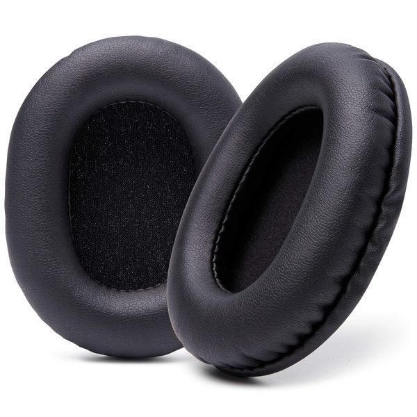 WC Wicked Cushions Replacement Ear Pads For Sony MDR 7506 | Softer Leather, Luxurious Memory Foam, Unmatched Durability | Compatible with MDR 7506 / MDR V6 / MDR CD900ST (Black)