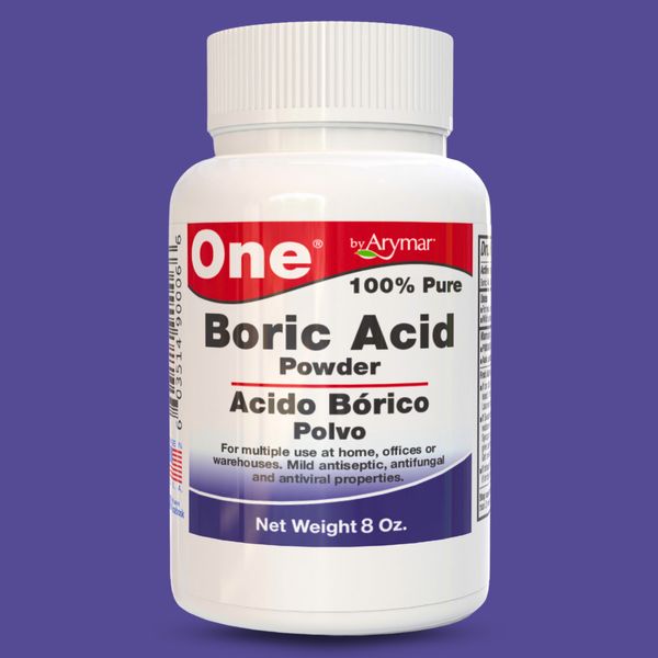 Arymar 100% Pure Boric Powder Granulated, Multi-Purpose Cleaner 8 fl oz
