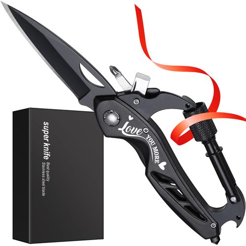 Gifts for Him Husband Boyfriend, Valentines Day Gifts for Him Men, Multitool Gift for Husband Valentines Anniversary Birthday, EDC Love Gift for Boyfriend