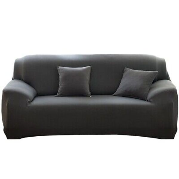 Sofa Cover for Corner Sofa L-Shaped Sectional Sofa Elastic Gray Pet5997