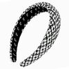 L. Erickson Claret Headband, Black | White