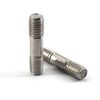 10Pcs M10x50 Stainless Steel Double End Threaded Rod, Double-End Threaded Stud Screw Bolt
