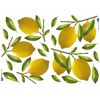 PLAGE 157005 Wall Sticker Lemons 2 Sheets 29.7 x 21 cm
