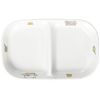 Maruki Koguma-chan Square Two Partition Plate, Small, J31 KO
