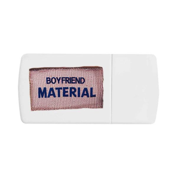 'Boyfriend Material' Pill Box with Tablet Splitter (PI00030184)