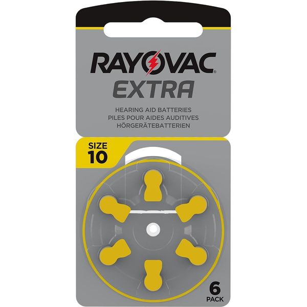 Rayovac Extra Advanced Size 10 Hearing Aid Battery (Pack 60 PCS)