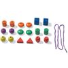 SES Creative 14808 Children's I Learn to Thread Beads, Blue