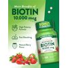 Biotin 10000mcg | 120 Fast Dissolve Tablets | Vegan | by Nature's Truth