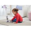 Kidz Delight Infini fun My First 2-in-1 Bilingual Tablet, English & Spanish Interactive Learning Toy for Ages 2+, Detachable Keyboard, Learn Alphabet, Numbers, Colors, Shapes, Plug & Play Realistic