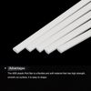 sourcing map 20pcs ABS Rectangle Rod, 1.5x3x250mm ABS Plastic Stick Solid Bar, White Plastic Rods Assortment Kit for DIY Architectural Model Building Making